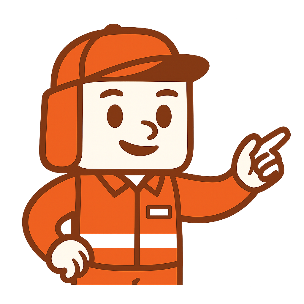 Mascota TrackerGo señalando